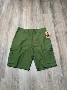 Eddie Bauer Men's Olive Green Cargo Shorts